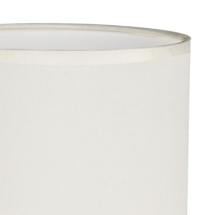 Brilagi - Lampenschirm für Tischlampe TABLON E27, Ø 14 cm, cremefarben