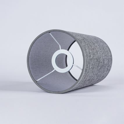 Brilagi - Lampenschirm für Tischlampe TABLON E27, Ø 14 cm, grau