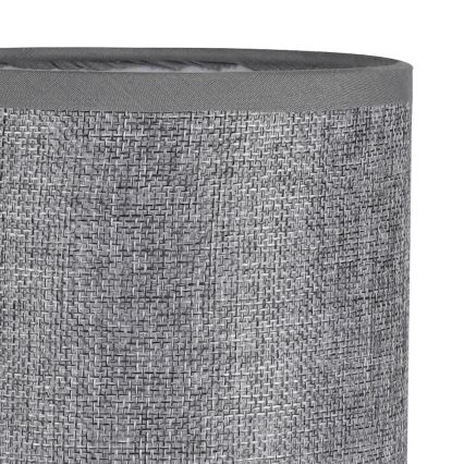 Brilagi - Lampenschirm für Tischlampe TABLON E27, Ø 14 cm, grau