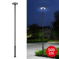 Brilagi - Lampione stradale a LED con palo da 5 m URBANSPARK LED/120W/230V nero IP65