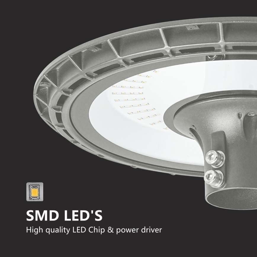 BRILAGI - Lampione stradale LED da esterno URBANSPARK LED/120W/230V, grigio, IP65