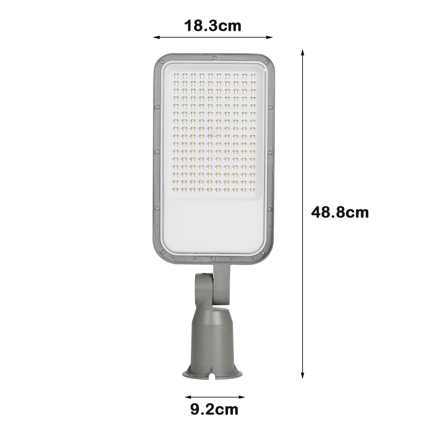 Brilagi - Lampione stradale LED URBANLIGHT LED/100W/230V grigio IP65