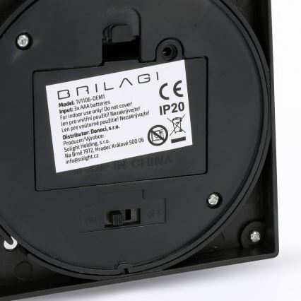 Brilagi - Lanterne décorative de Noël LED/3xAAA