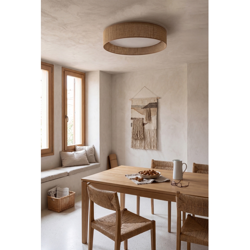 Brilagi - Plafonnier LED dimmable VELVET SMARTIX STARS LED/36W/230V 3000-6000K Ø 55 cm beige Wi-Fi Tuya Beacon + télécommande