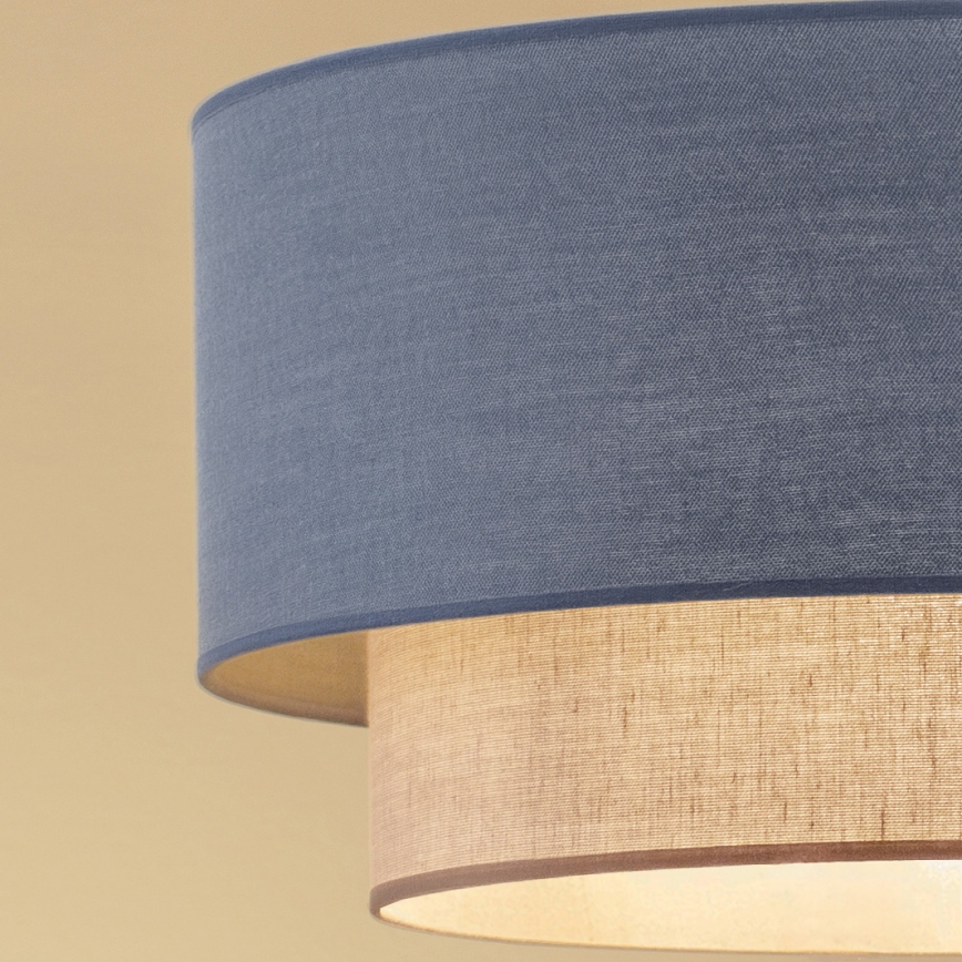 Brilagi - LED-Anbau-Deckenleuchte BOHO ECO 1xE27/10W/230V Ø 40 cm blau/creme