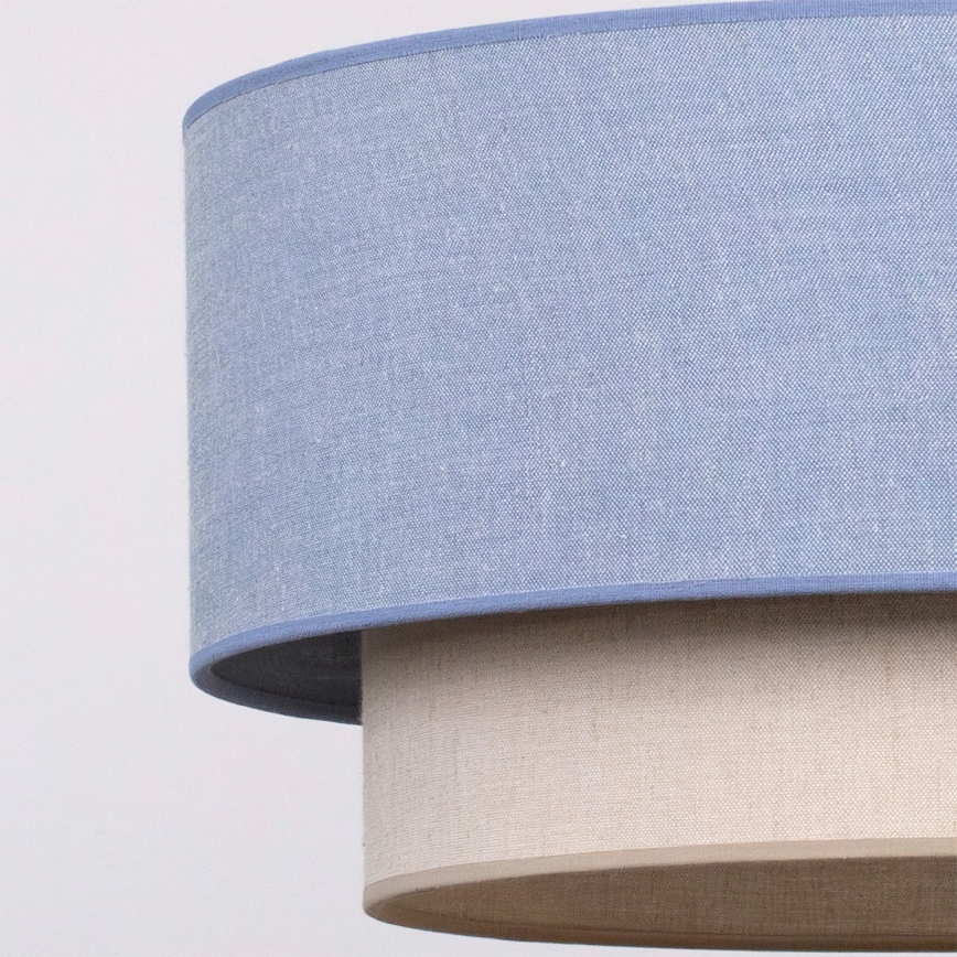 Brilagi - LED-Anbau-Deckenleuchte BOHO ECO 1xE27/10W/230V Ø 40 cm blau/creme