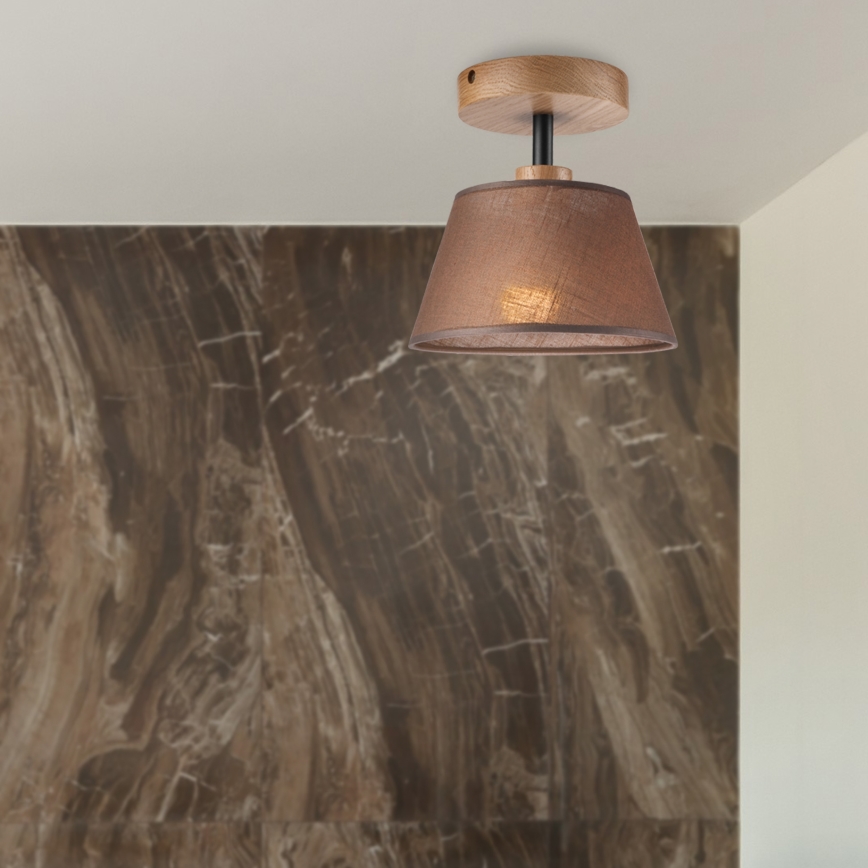 Brilagi - LED  Anbauleuchte ANTHONY 1xE14/60W/230V Eiche/braun