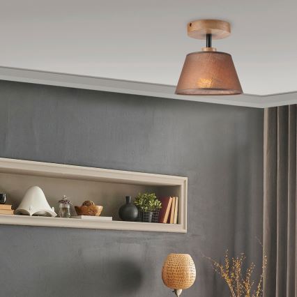 Brilagi - LED  Anbauleuchte ANTHONY 1xE14/60W/230V Eiche/braun