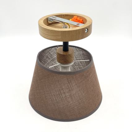 Brilagi - LED  Anbauleuchte ANTHONY 1xE14/60W/230V Eiche/braun