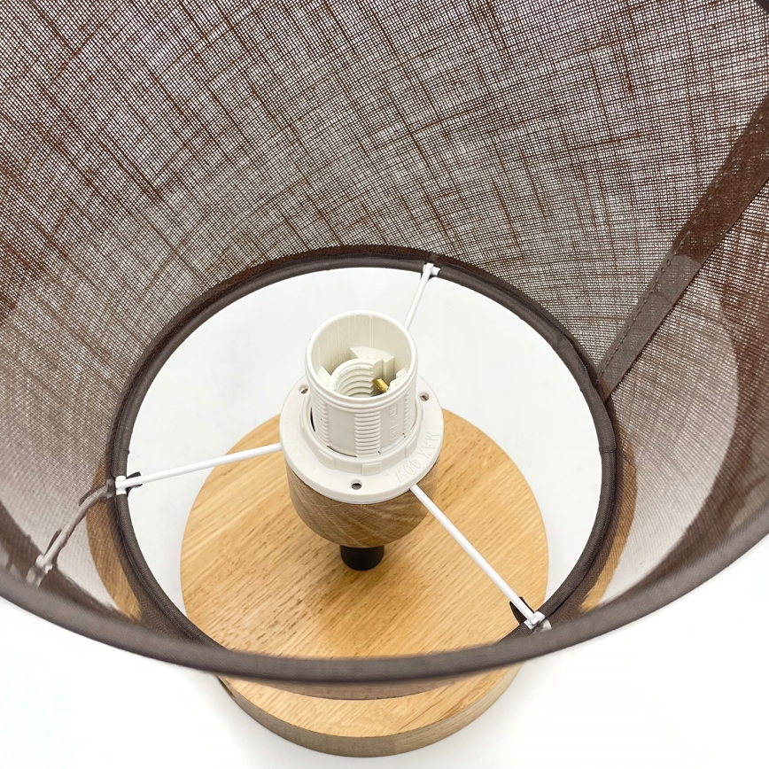 Brilagi - LED  Anbauleuchte ANTHONY 1xE14/60W/230V Eiche/braun