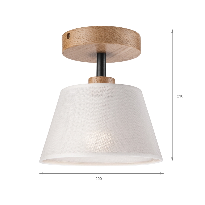 Brilagi - LED  Anbauleuchte ANTHONY 1xE14/60W/230V Eiche/weiß