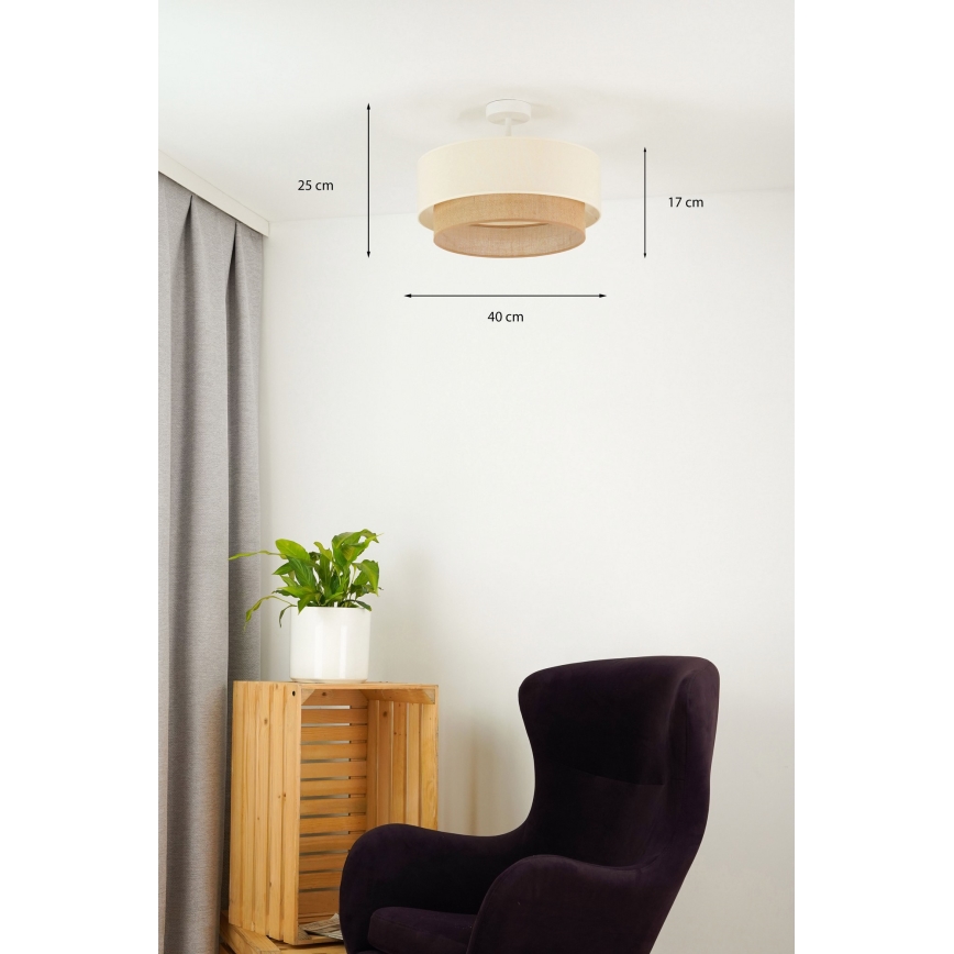 Brilagi - LED-Anbauleuchte BOHO STYLE 1xE27/15W/230V d 40 cm
