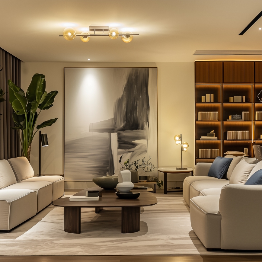 Brilagi - LED-Anbauleuchte MILLA 4xG9/3W/230V glänzendes Chrom/golden