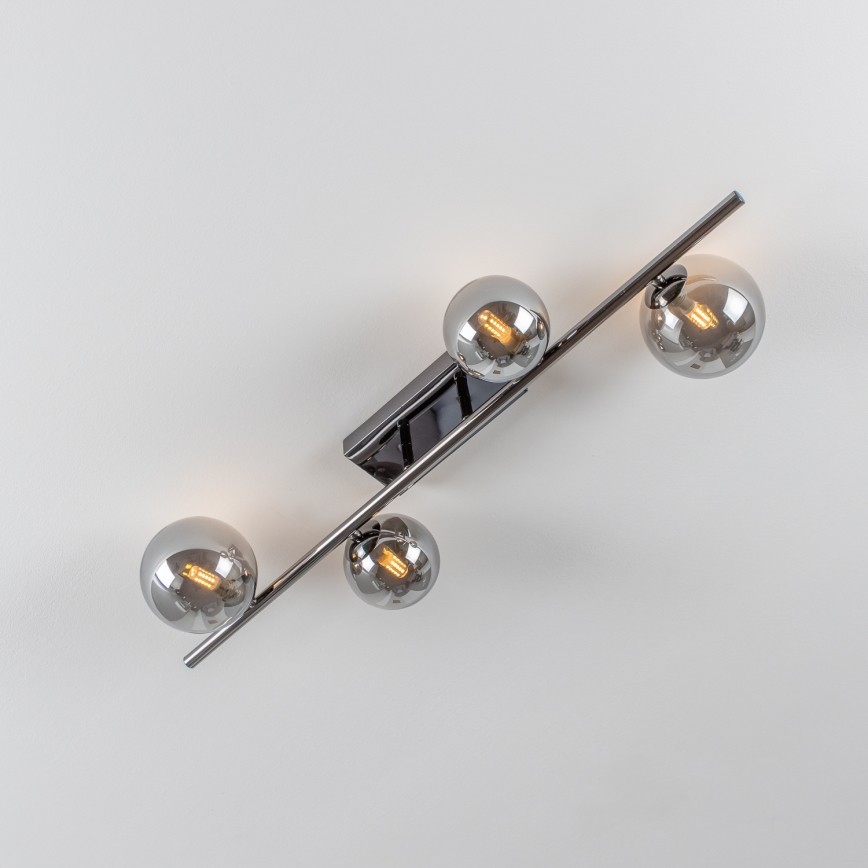 Brilagi - LED-Anbauleuchte MILLA 4xG9/3W/230V glänzendes Chrom/rauchig