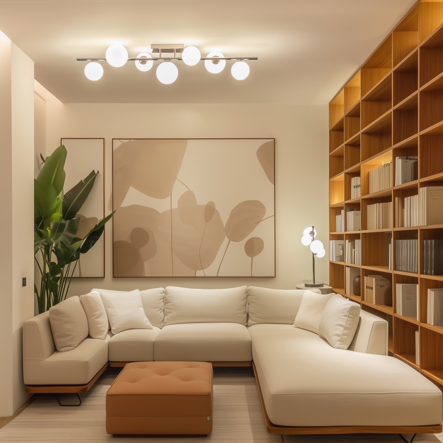 Brilagi - LED-Anbauleuchte MILLA 7xG9/3W/230V glänzendes Chrom/weiß