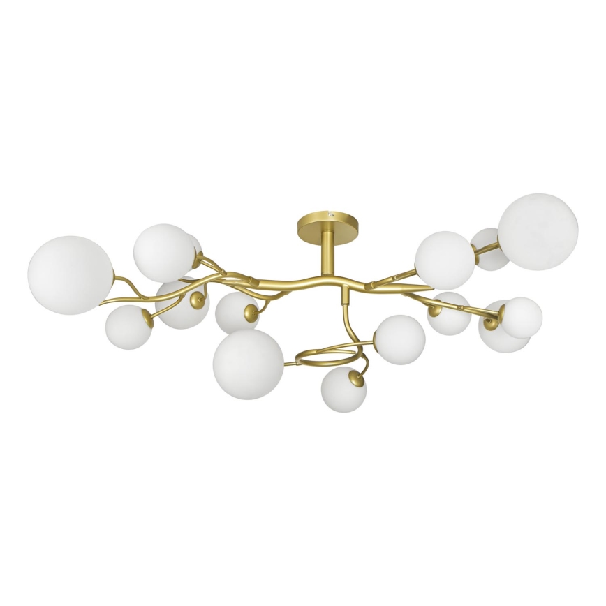 Brilagi - LED-Anbauleuchte MISTEL 15xG9/3W/230V golden/weiß