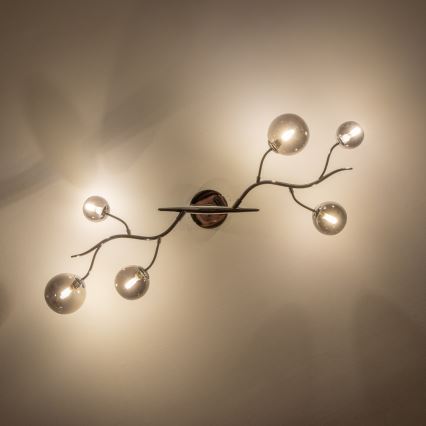 Brilagi - LED-Anbauleuchte MISTEL 6xG9/3W/230V glänzendes Chrom/rauchig