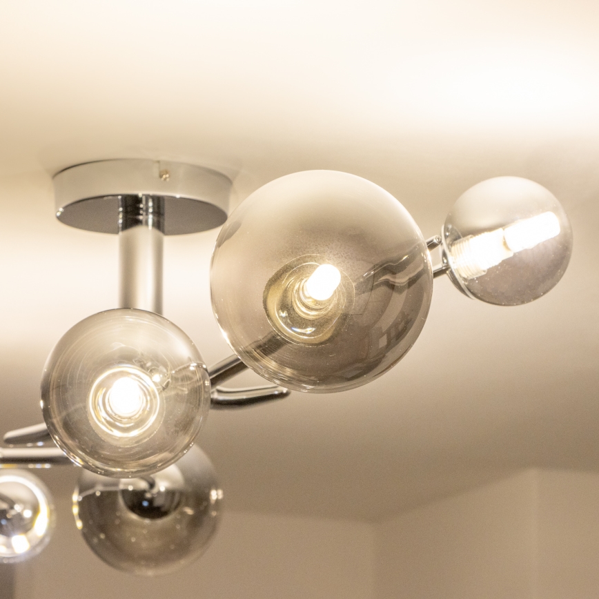 Brilagi - LED-Anbauleuchte MISTEL 6xG9/3W/230V glänzendes Chrom/rauchig