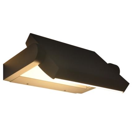 Brilagi - Außen-Wandleuchte mit Sensor ANKLE LED/18W/230V 3000K IP65 Anthrazit