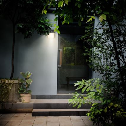 Brilagi - LED Applique da esterno con sensore TERNI LED/12W/230V nero IP44