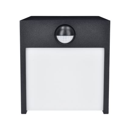 Brilagi - LED Applique da esterno con sensore TERNI LED/12W/230V nero IP44