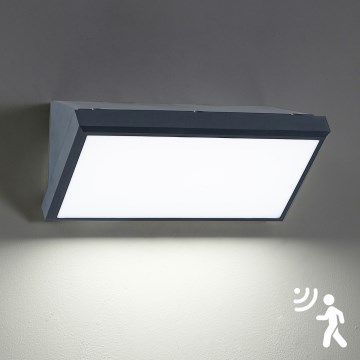 Brilagi - LED Applique da esterno con sensore TRIANGLE LED/20W/230V antracite IP65