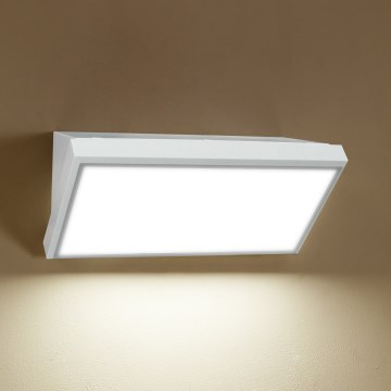 Brilagi - LED Applique da esterno con sensore TRIANGLE LED/20W/230V bianco IP65
