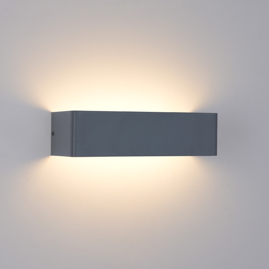 Brilagi - Applique da esterno LED DONNANI LED/12W/230V 30 cm antracite IP44
