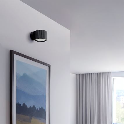 Brilagi - LED Applique da parete orientabile STRIPY 1xGX53/15W/230V nera