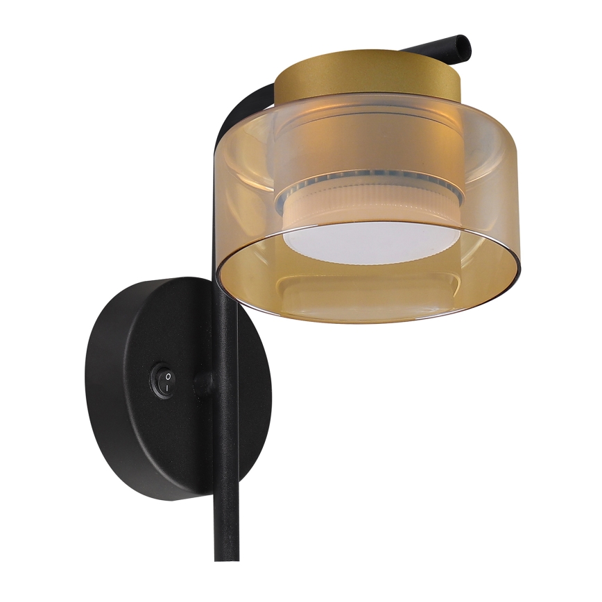 Brilagi - LED Applique murale AURA LUX 1xGX53/30W/230V noir/doré