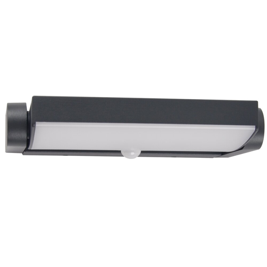 Brilagi - Applique murale extérieure LED avec détecteur ANKLE LED/18W/230V 4000K IP65 anthracite