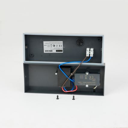 Brilagi - Applique murale extérieure avec détecteur TESSI LED/10W/230V anthracite IP54