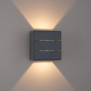 Brilagi - LED Applique murale extérieure DOUBLERAY LINE LED/6W/230V, anthracite, IP54