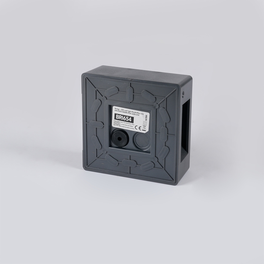 Brilagi - LED Applique murale extérieure DOUBLERAY LINE LED/6W/230V, anthracite, IP54