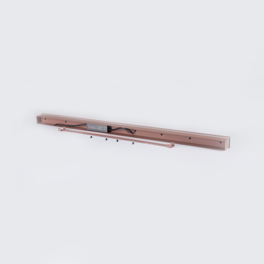 Brilagi - Applique murale extérieure LINEAR LED/22W/230V 3000K IP65 100 cm marron IRC 90