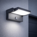 Brilagi - LED Applique solare con sensore di movimento e crepuscolare ANKLE LED/10W/3,7V 3000 mAh 4000K IP65 antracite