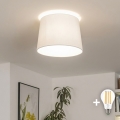 Brilagi - LED-Aufbau-Deckenleuchte CERIA 1xE27/40W/230V Ø 30 cm weiß