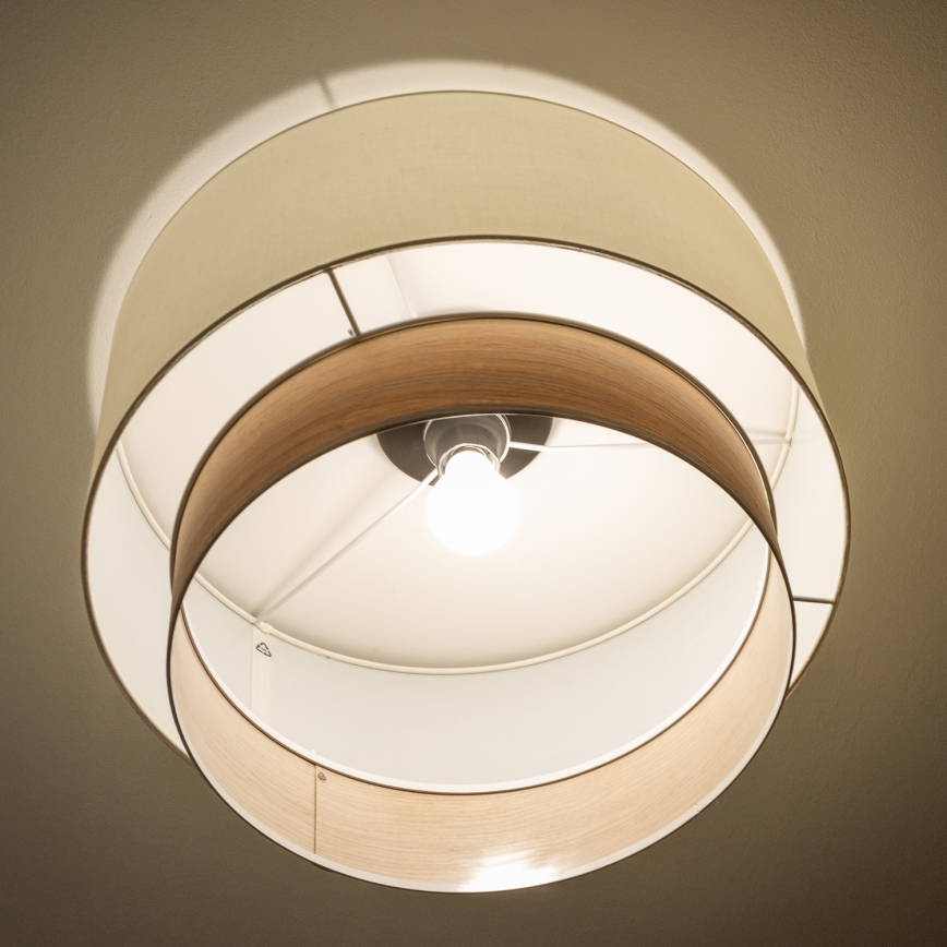 Brilagi - LED-Aufbau-Deckenleuchte CERIA 1xE27/40W/230V Ø 50 cm weiß/beige