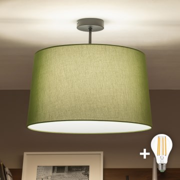 Brilagi - LED-Aufbau-Deckenleuchte CERIA 1xE27/60W/230V Ø 45 cm schwarz/grün