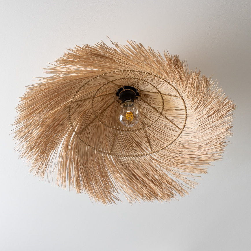 Brilagi - LED-Aufbau-Deckenleuchte CERIA BOHO 1xE27/40W/230V Ø 100 cm Rattan