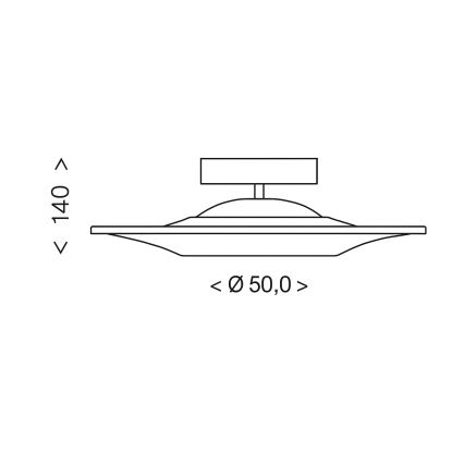 Brilagi - LED-Aufbau-Deckenleuchte VERANO LED/15W/230V