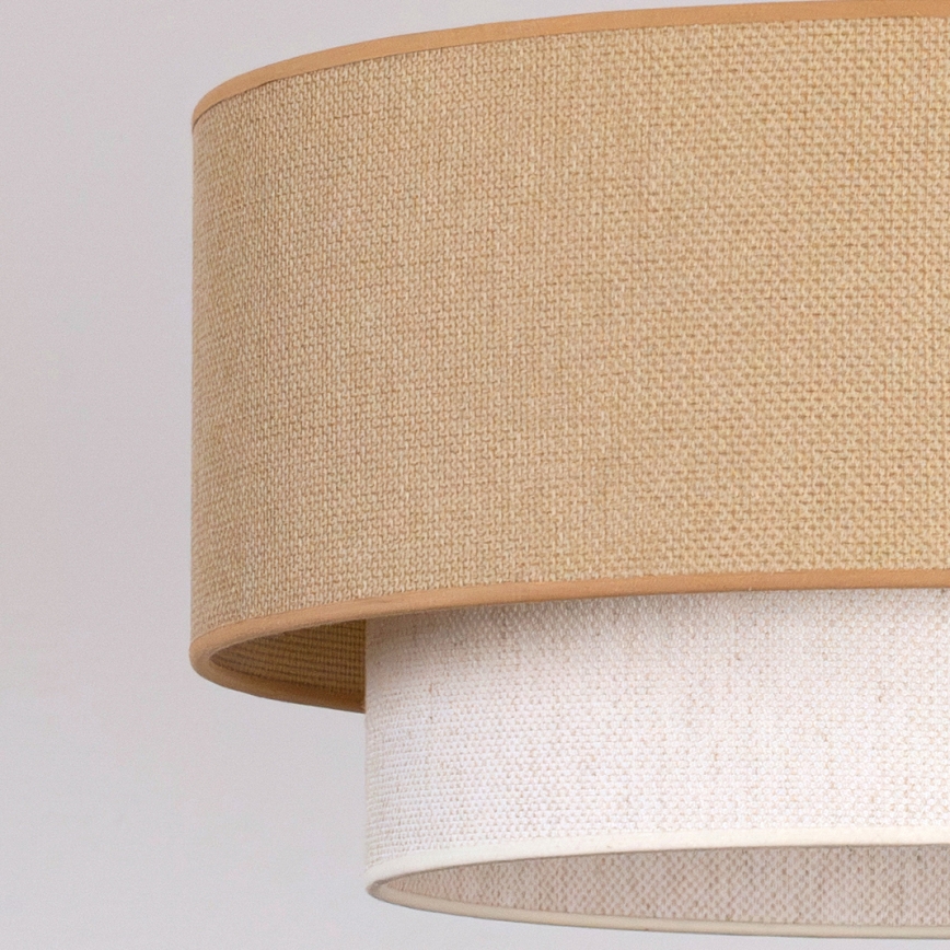 Brilagi - LED-Aufbauleuchte BOHO ECO 1xE27/10W/230V Ø 40 cm beige/creme
