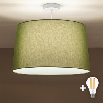 Brilagi - LED-Aufbauleuchte CERIA 1xE27/60W/230V Ø 45 cm weiß/grün