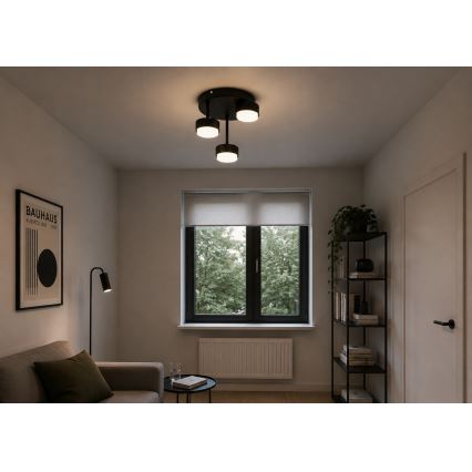 Brilagi - LED-Aufbauleuchte MONO 3xGX53/30W/230V schwarz
