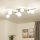 Brilagi - LED-Aufputz-Deckenleuchte MILLA 7xG9/3W/230V schwarz-chrom/weiß