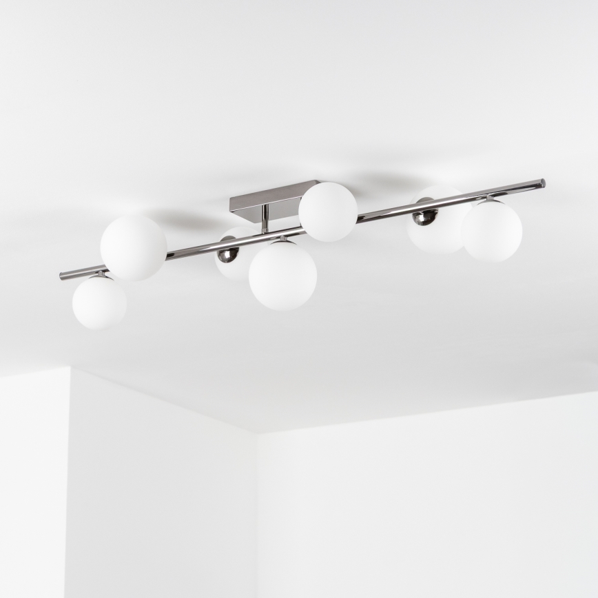 Brilagi - LED-Aufputz-Deckenleuchte MILLA 7xG9/3W/230V schwarz-chrom/weiß