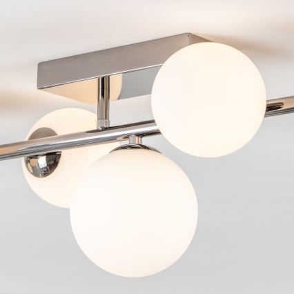 Brilagi - LED-Aufputz-Deckenleuchte MILLA 7xG9/3W/230V schwarz-chrom/weiß