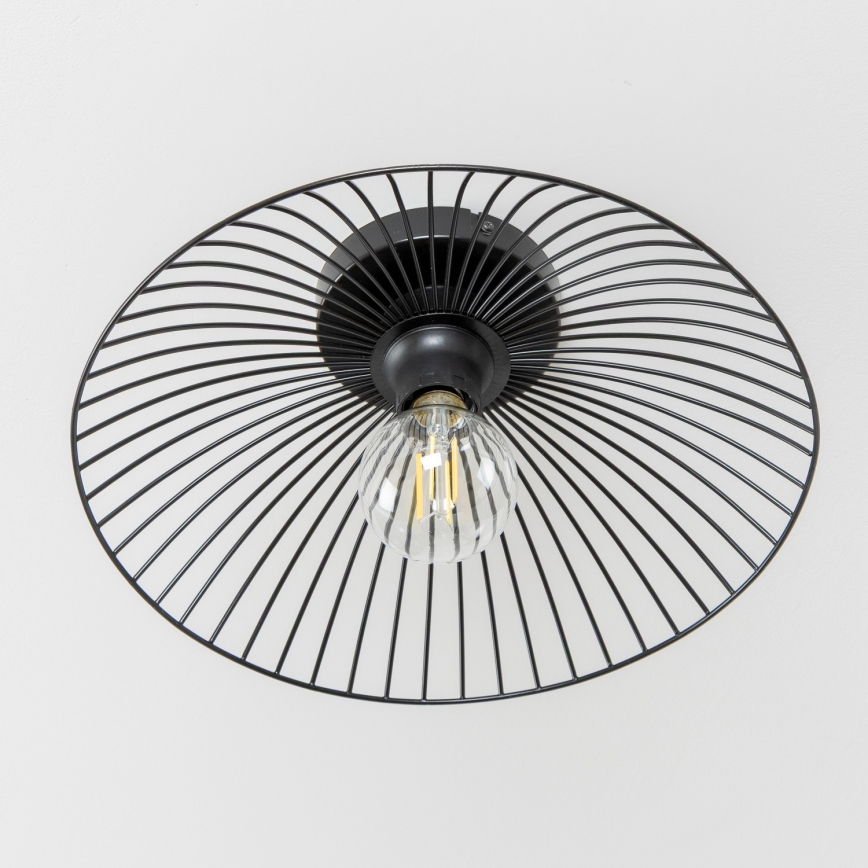 Brilagi - LED-Aufputzleuchte CERIA WIRE 1xE27/40W/230V Ø 26 cm schwarz