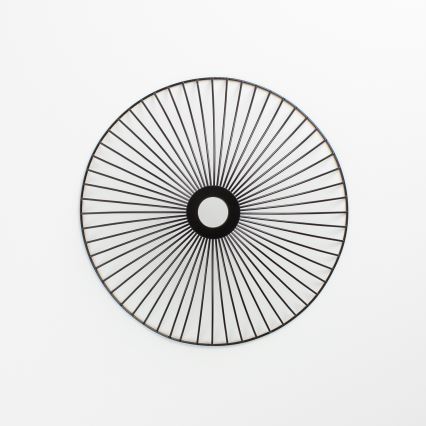 Brilagi - LED-Aufputzleuchte CERIA WIRE 1xE27/40W/230V Ø 26 cm schwarz