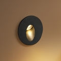 Brilagi - LED-Außen-Einbauleuchte STAIRDOT LED/2W/230V schwarz IP65 rund